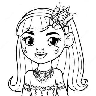 Monster High Cleo Coloring Pages