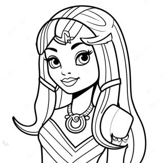 Monster High Cleo De Nile Coloring Page 51242-41026