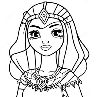 Monster High Cleo De Nile Coloring Page 51242-41028