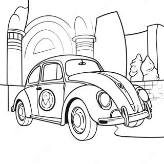 Herbie The Love Bug Coloring Page 51252-41032