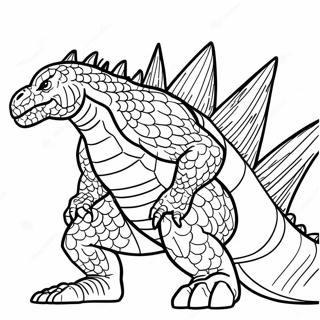 Godzilla 2000 Coloring Page 51262-41039