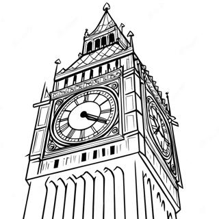 Big Ben In London Coloring Page 51283-41062