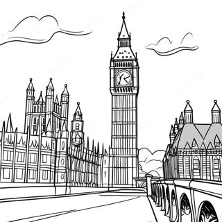 Big Ben In London Coloring Page 51283-41064