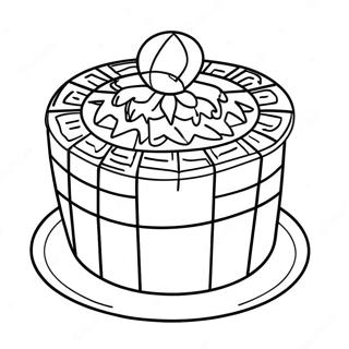 Mooncake Coloring Pages