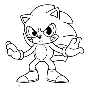 Monster Sonic Coloring Page 51302-41072