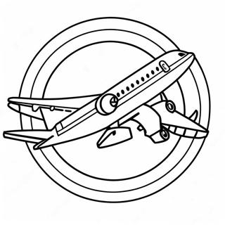 United Airlines Logo Coloring Page 51312-41078