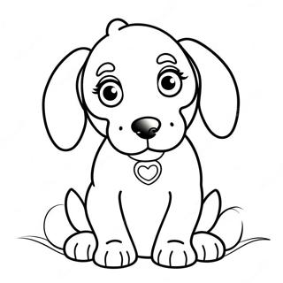 Dachshund Puppy Coloring Page 5131-4270