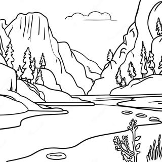 Yellowstone National Park Coloring Pages