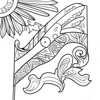 Norwegian Flag Coloring Page 51342-41106