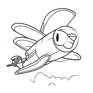 Dusty Crophopper Flying High Coloring Page 51383-41138