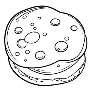 Chocolate Chip Biscuit Coloring Page 51413-41159