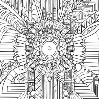 Art Deco Geometric Patterns Coloring Page 51452-41195