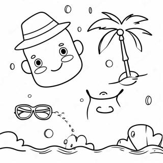 Summer Safety Tips Coloring Page 51472-41206