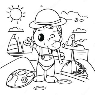 Summer Safety Tips Coloring Page 51472-41208