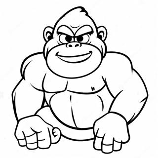 Cranky Kong Coloring Page 51502-41226