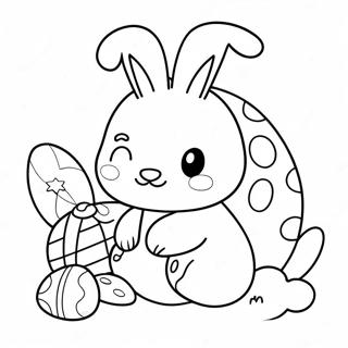 Squishmallow Easter Bunny Coloring Page 51512-41251