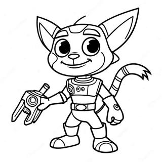 Ratchet And Clank Coloring Pages