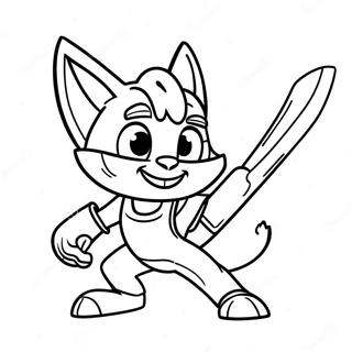 Ratchet In Action Coloring Page 51523-41246