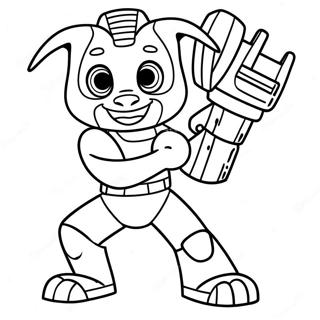 Ratchet In Action Coloring Page 51523-41247