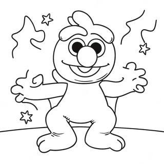 Elmo Halloween Coloring Pages