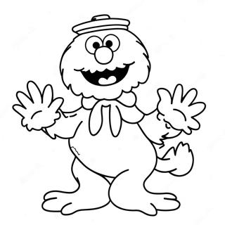 Elmo Halloween Coloring Page 51542-41264