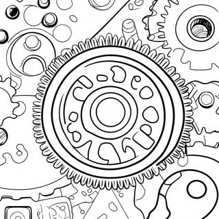 Gear Coloring Pages