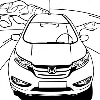 Honda Crv Coloring Pages