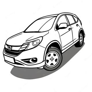 Honda Crv Outline Coloring Page 51562-41278