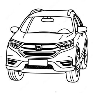 Honda Crv Outline Coloring Page 51562-41280