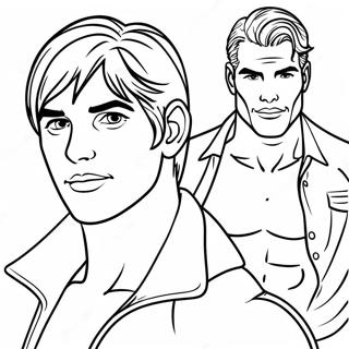 Hot Dudes Coloring Page 51572-41291