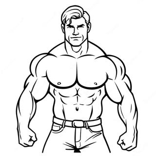 Muscular Hot Dudes Coloring Page 51573-41288