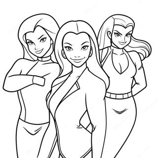 Totally Spies Coloring Pages