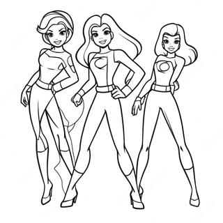 Totally Spies Coloring Page 51582-41294