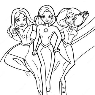 Totally Spies Coloring Page 51582-41296