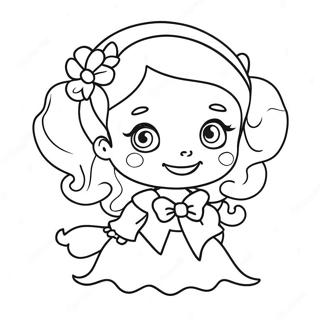 Little Miss Coloring Pages