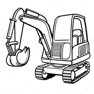 Excavator Coloring Pages