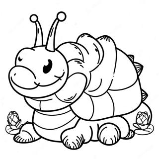 Alice In Wonderland Caterpillar Coloring Pages