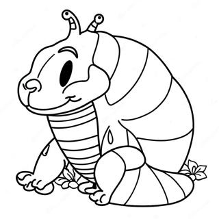 Alice In Wonderland Caterpillar Coloring Page 51622-41322