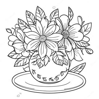 Still Life Coloring Pages