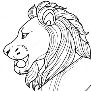 Roaring Lion Coloring Page 51642-41347