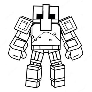 Minecraft Armor Coloring Page 51652-41351