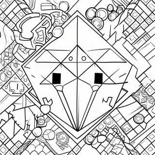 Diamond Armor Minecraft Coloring Page 51653-41364