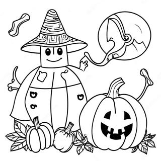 Halloween Math Coloring Pages