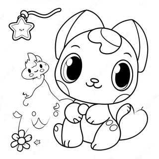 Cute Jewelpet Friends Coloring Page 51673-41366