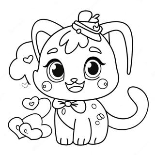 Cute Jewelpet Friends Coloring Page 51673-41367