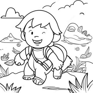 Diego Adventurous Journey Coloring Page 51683-41379