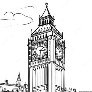 Big Ben Coloring Pages