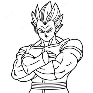 Majin Vegeta Coloring Page 51742-41423