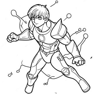 Genos In Action Coloring Page 51753-41438