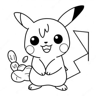 Girl Pikachu Coloring Pages